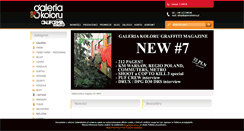 Desktop Screenshot of galeriakoloru.pl